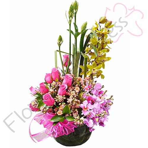 Imagen regalos de aniversario Arreglo con Orquídeas Candy flores a domicilio florilandia express
